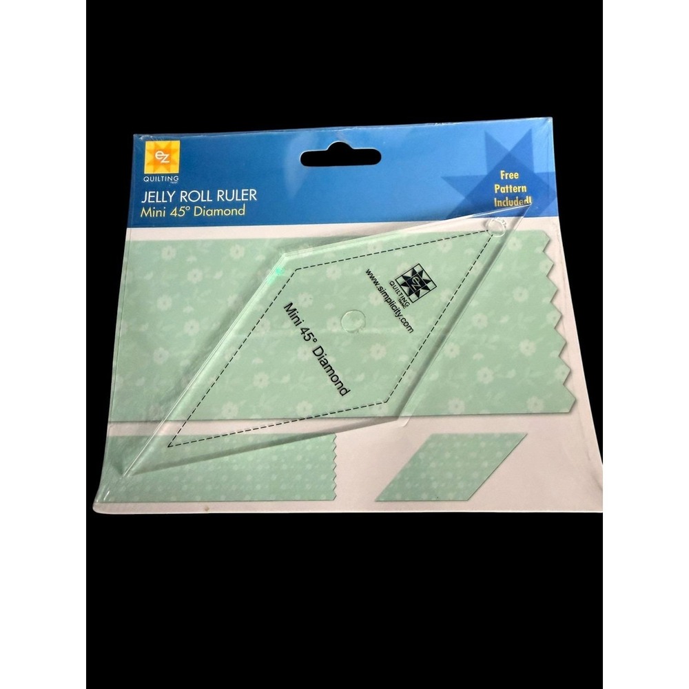 NEW EZ Quilting Jelly Roll Ruler Mini 45° Diamond 882231